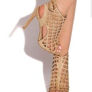 BRAND NEW! Open toe heel.